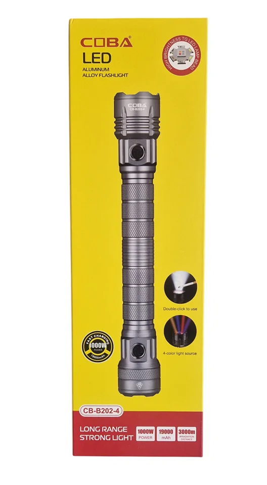 Dupla aluminium zseblámpa - CB-B202-4