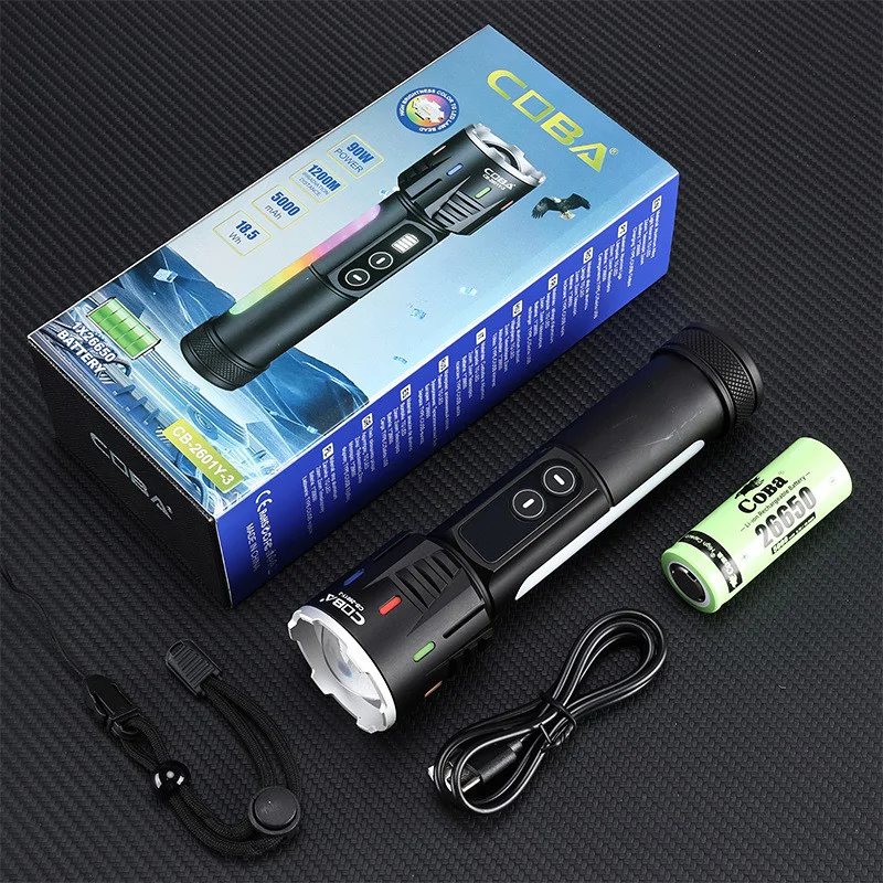 2in1 RGB zseblámpa - CB-2601A