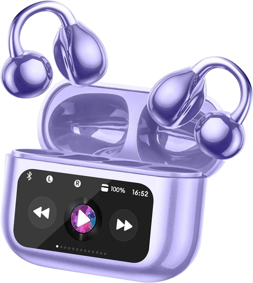 OKOP KP-112 fülhallgató LCD touch töltődobozzal
