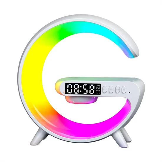 G63 BT hangszóró, wireless töltő és RGB lámpa