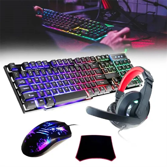 AS1066 4 db-os RGB gamer készlet nem csak játékosok számára - USB