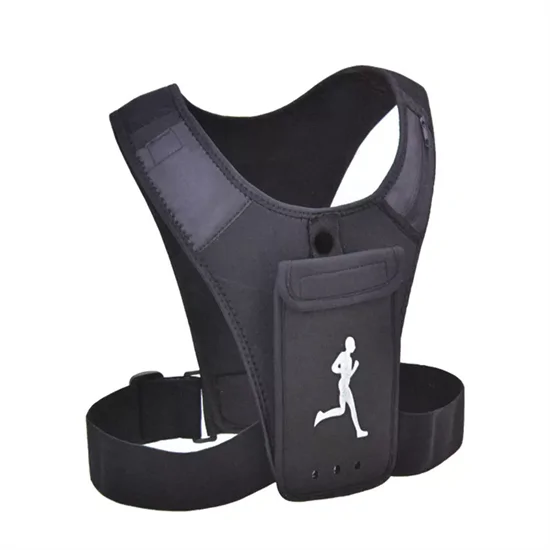 Unisex futómellény telefontartóval