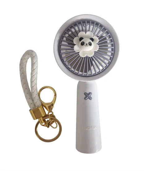 Mini hordozható kézi ventilátor fehér