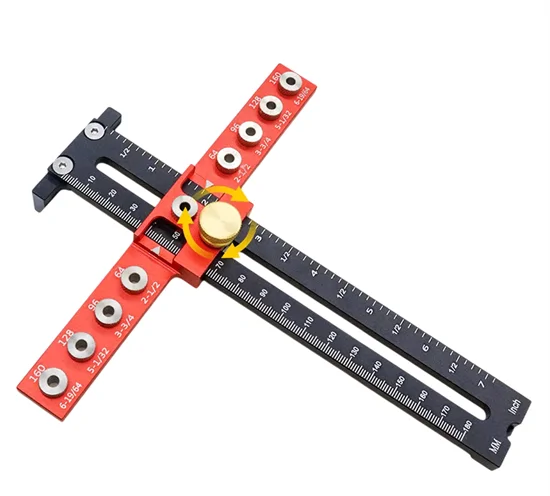 Állítható T-alakú fúrósablon fogantyúhoz