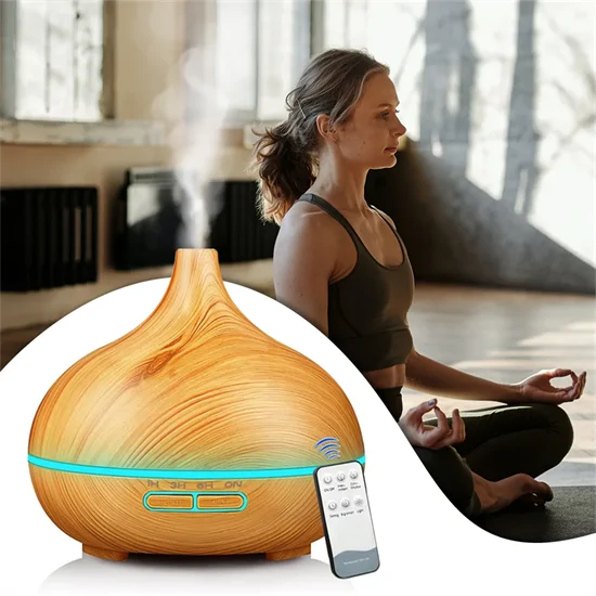 BIG1 Fahatású aromaterápiás párologtató / ultrahangos párásító 400ML
