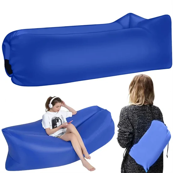LAZY+ összecsukható, hordozható relax ágy - Lazy bag/légágy - 170x70x50cm