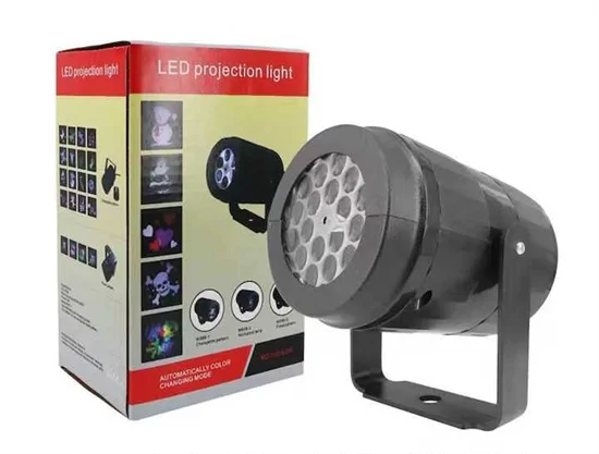 Kültéri LED projektor lámpa 4x4 figurával