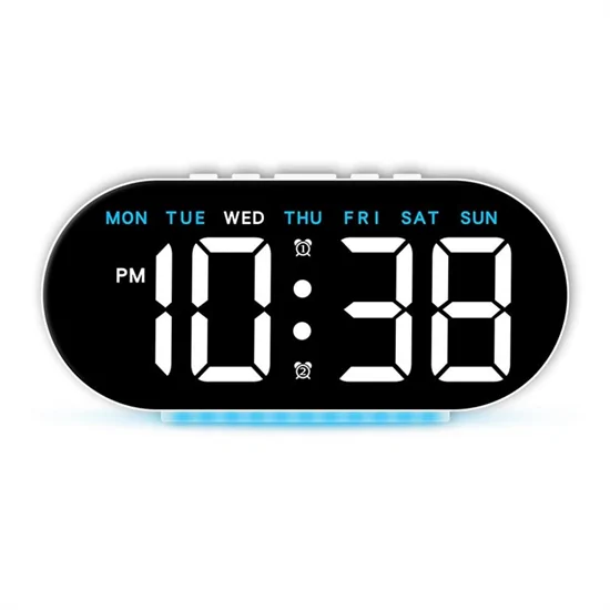 GH8035 ébresztőóra LED világítással