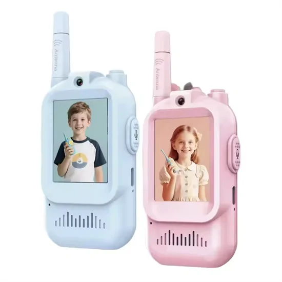 Videos walkie-talkie szett HD kameráva gyerekeknek