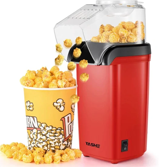 Forrólevegős popcorn készítő gép