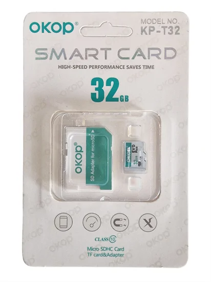 32GB Micro SD memóriakártya + adapter - KP-T32 /Class 10 SDHC/