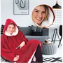 Huggle Hoodie polár kapucnis takaró