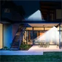 100 LED-es szürkület- és mozgásérzékelős, kültéri szolár lámpa