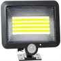 100 LED-es szürkület- és mozgásérzékelős, kültéri szolár lámpa