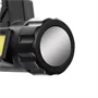Mini strapabíró akkus fejlámpa 2 LED-es, mágneses - 200 lm