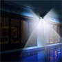 Mozgásérzékelős, 100 LED-es napelemes kültéri lámpa