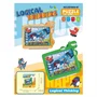 2in1 dínós logikai és ügyességi játék - fejleszti a kézügyességet és a gondolkodást - 20 x 23 x 2