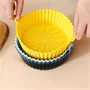 Air fryerbe helyezhető szilikon sütőkosár - 16 cm-es, könnyen tisztítható, többször használható szilikon betét - 1 db