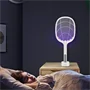Önműködő elektromos légycsapó csalogató UV fénnyel és USB-ről tölthető akkumulátorral - automatikusan elpusztítja a rovarokat - 5W(THM)(BBV)(BBD)