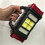 HB-1678 extra erős fényű, 108 LED-es, napelemes kézilámpa és power bank - praktikus lámpa kempingezéshez, horgászathoz, szereléshez