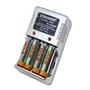 Univerzális elemtöltő + 4 db tölthető 2100mAh ceruza akku