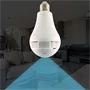 360°-os villanykörtébe rejtett, éjjellátó, mozgásérzékelő, Wifi-s panoráma kamera