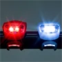 2 db-os LED-es kerékpár lámpa szett szilikon borítással