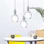 FBL összecsukható, E27 UFO LED lámpa, Design lámpa, 40W - labda forma