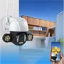Vezeték nélküli VRT-C28 Wifi Smart kültéri, éjjellátó, vízálló kamera - távolról vezérelhető