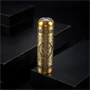 Kompakt méretű Retro körkéses, USB gravírozott villanyborotva tisztítókefével