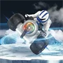 Zenélő és világító cross motoros kaszkadőr figura