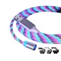 Lenyűgözően villogó mágneses USB töltőkábel cserélhető fejekkel – RGB