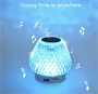 GIBOX G5S 2in1 kristály alakú okos lámpa - USB-ről tölthető, felakasztható party lámpa Bluetooth hangszóróval