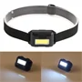 T89 mini méretű, extra könnyű, vízálló, elemes COB LED fejlámpa állítható fényerősséggel - 3W - 6x4x2cm