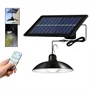 Időjárásálló, napelemes függőlámpa - energiatarékos, felakasztható kültéri világítás - 90W