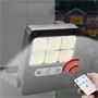 Worthair WA22-02 napelemes kültéri lámpa 72 LED-del, távirányítóval és mozgásérzékelővel – 180W