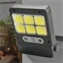 Worthair WA22-02 napelemes kültéri lámpa 72 LED-del, távirányítóval és mozgásérzékelővel – 180W