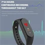 M5-6 Bluetooth LCD kijelzős vízálló okoskarkötő