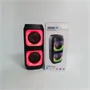 ABS-2402 hordozható party hangszóró RGB LED fényekkel és erős basszussal - Bluetooth hangfal 1800mAh akkumulátorral