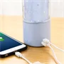 Ultrahangos USB aroma diffúzor csillag mintával - 3in1 aromaterápiás készülék, párásító és nyugtató hatású éjjeli fény