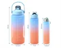 Havita 3in1 motivációs kulacs szett 2L/900ML/300 ML - Kék-sárga