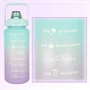 Havita 3in1 motivációs kulacs szett 2L/900ML/300 ML - Kék-sárga