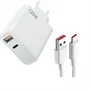 2in1 QC4.0 + PD gyorstöltő adapter + 1M kábel