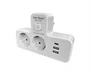 3in1 220V elosztó + USB töltő + éjjeli lámpa