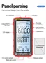 ANENG 681 LCD feszültség és voltmérő multiméter