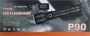 P90 aluminium zseblámpa