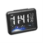 7002WJ színes LCD kijelzős LED óra fekete asztro