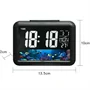 7002WJ színes LCD kijelzős LED óra