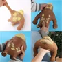 Gorilla formájú, nyomkodható, stressz csökkentő játék gumiból