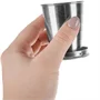 2in1 összecsukható, mini pohár és kulcstartó - max 80 ml